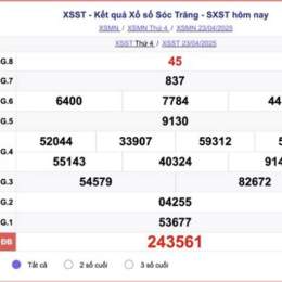 xổ số sóc trăng 30 ngày trước