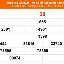 xổ số thành phố hồ chí minh 27 tháng 6