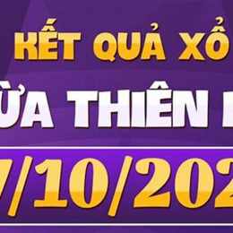 xổ số thừa thiên huế ngày 27 tháng 10