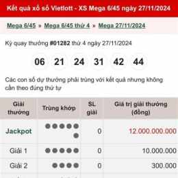 xổ số vietlott hôm nay mega