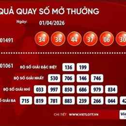xổ số vietlott ngày 1 tháng 4