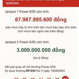 xổ số vietlott ngày 18 tháng 6
