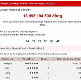 xổ số vietlott ngày 26 tháng 04