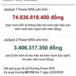 xổ số vietlott ngày 27 tháng 2