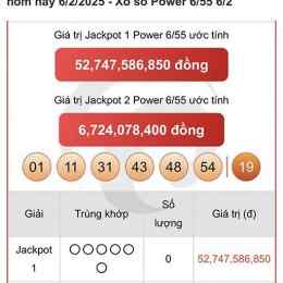xổ số vietlott ngày 8 tháng 2