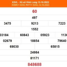 xổ số vĩnh long 10/10